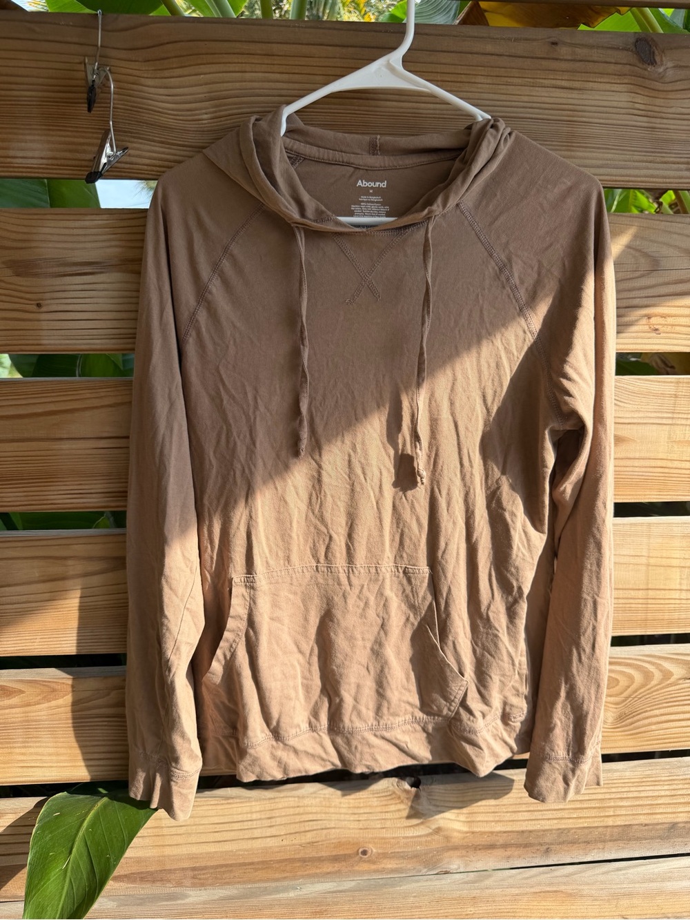 Abound Hooded Pullover Sweater - Tan